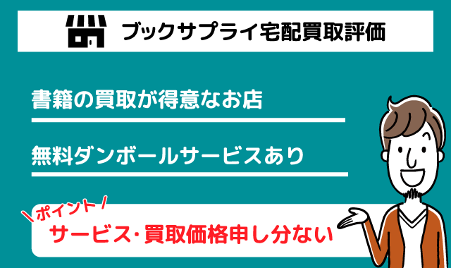 ブックサプライ宅配買取評価