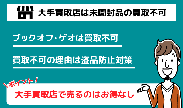 未開封品の売り方ポイント