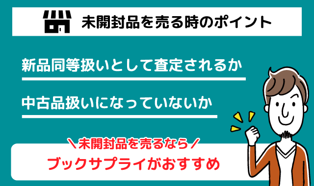 未開封品の売り方ポイント