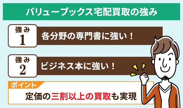 バリューブックス宅配買取の強み